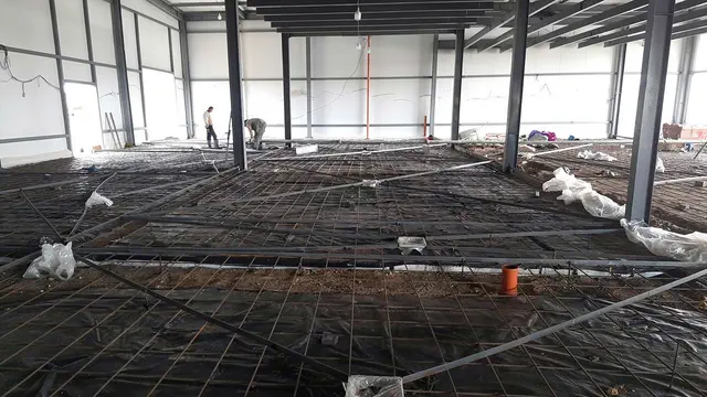 Full construction package for an industrial floor at the Ternopil Meat Processing Plant — Ternopil