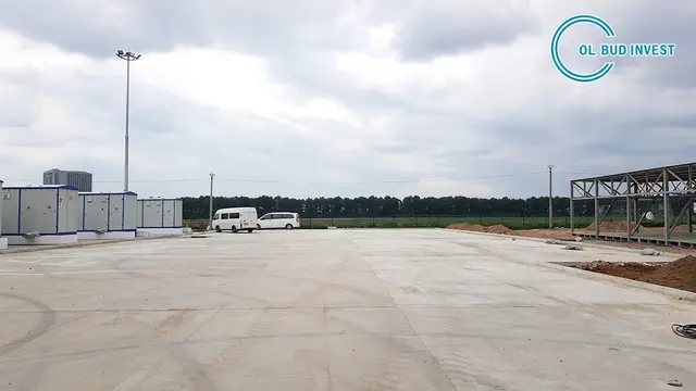 Concrete roads and yard for a biogas plant, 7,500 m² — Kapitanivka village