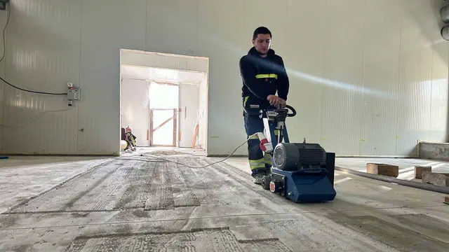 Photo report: preparing and cutting joints in a concrete floor, photo 2