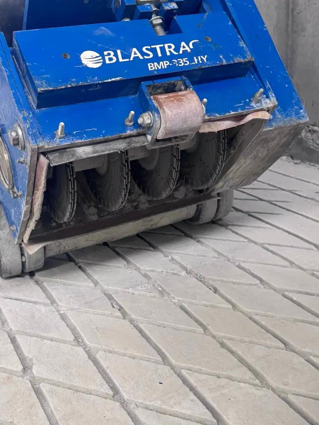 Photo report: mechanical concrete floor treatment, photo 6